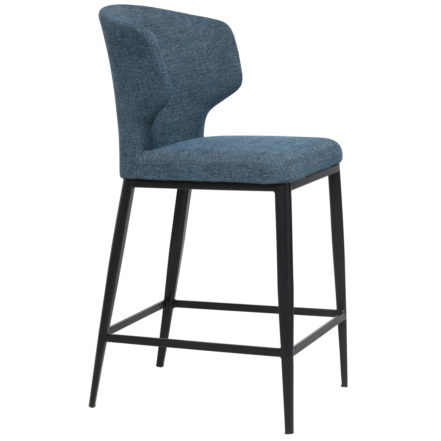 Cabo Fabric Metal Stool