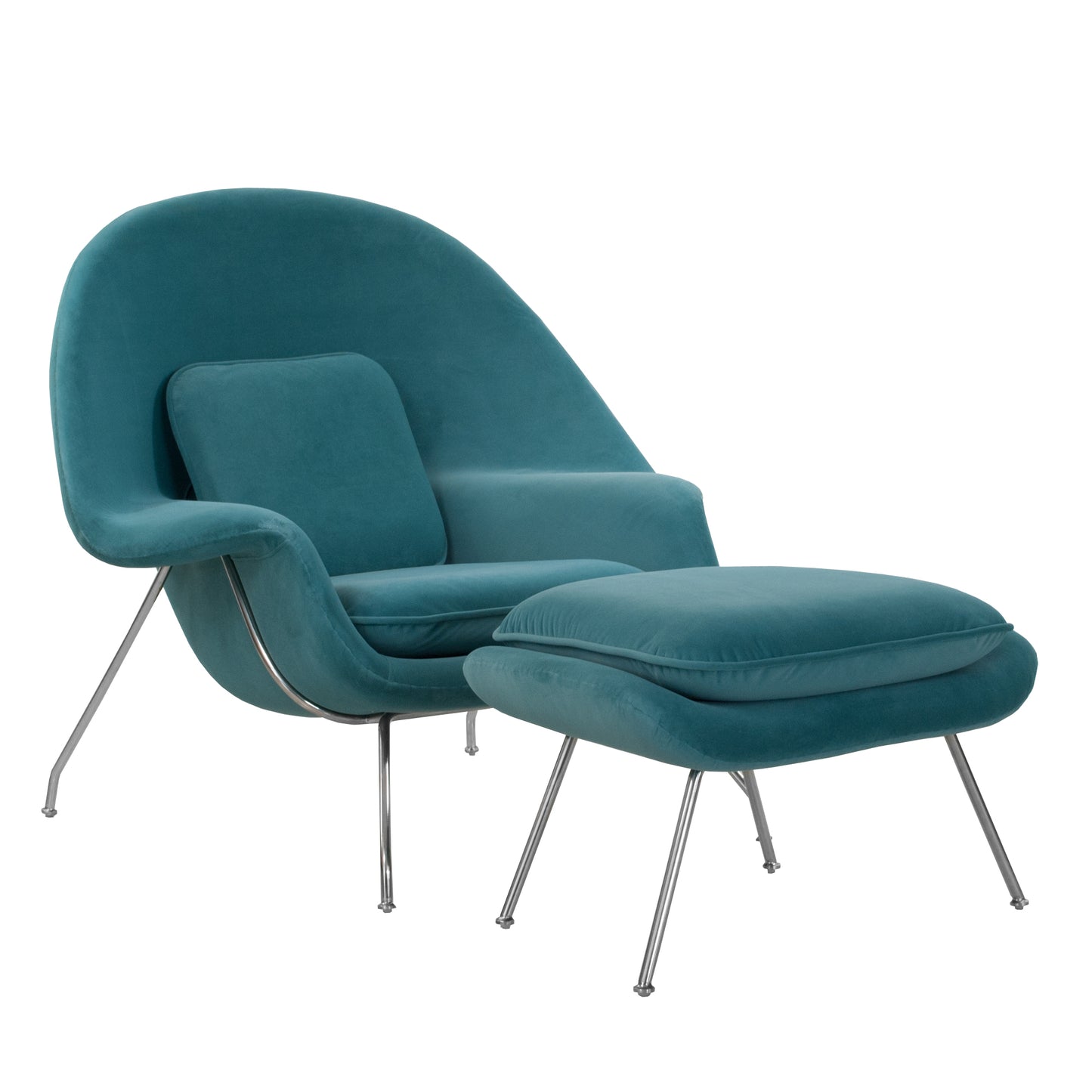 Ness Velvet Lounge Chair