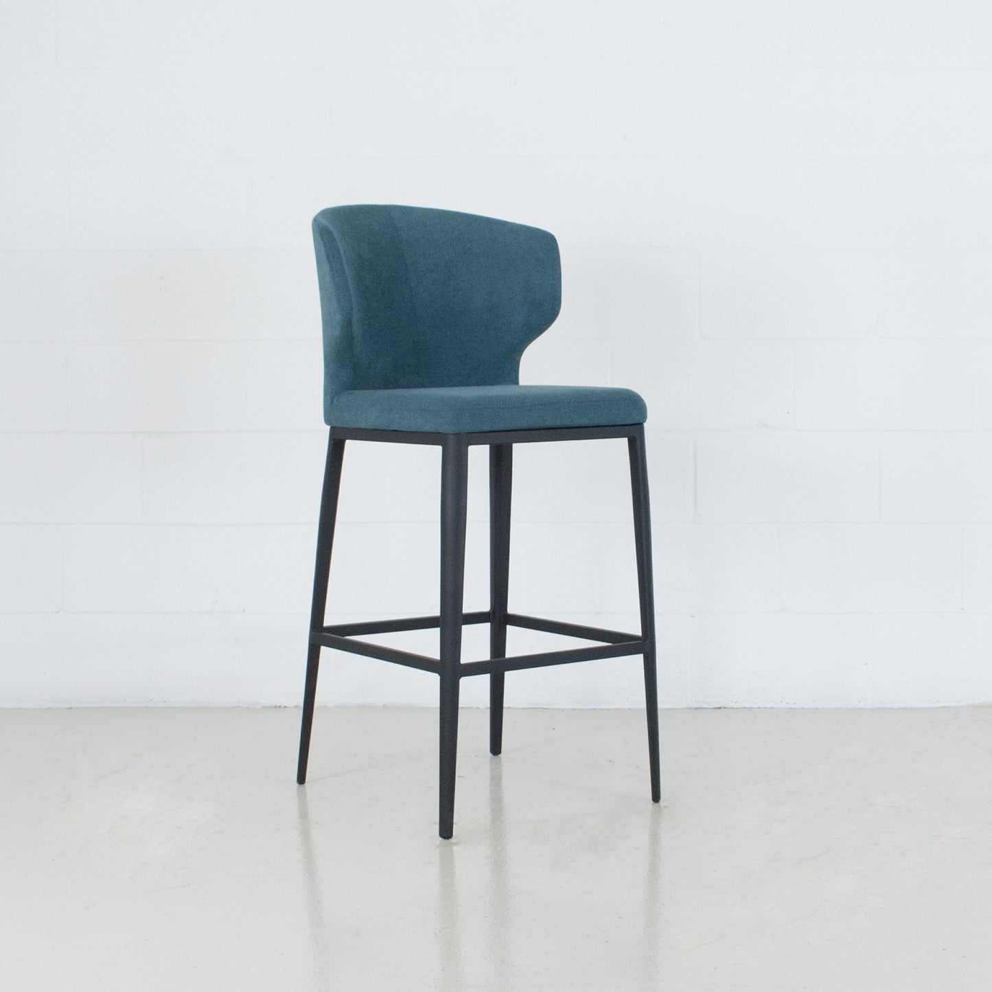 Cabo Fabric Metal Stool