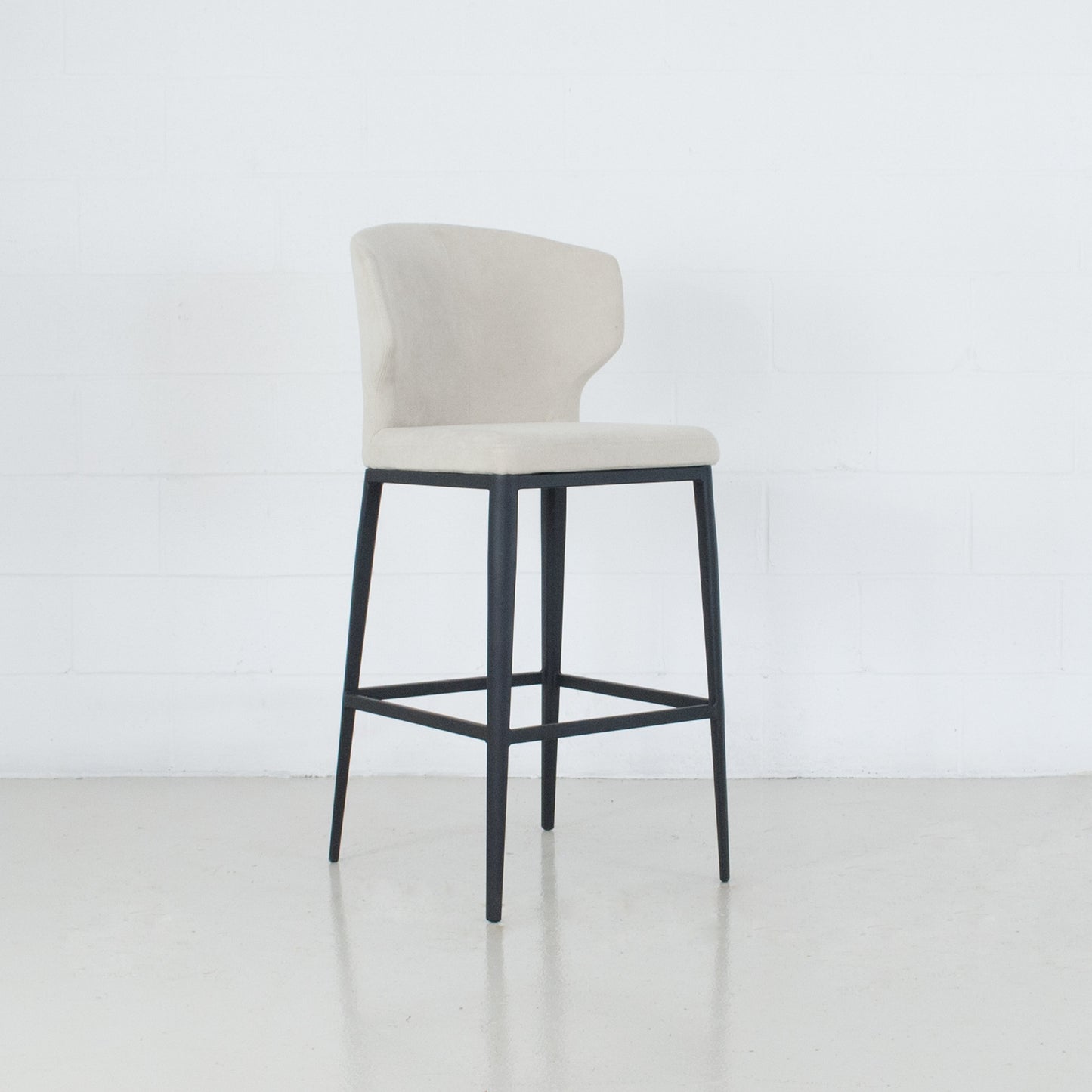 Cabo Fabric Metal Stool