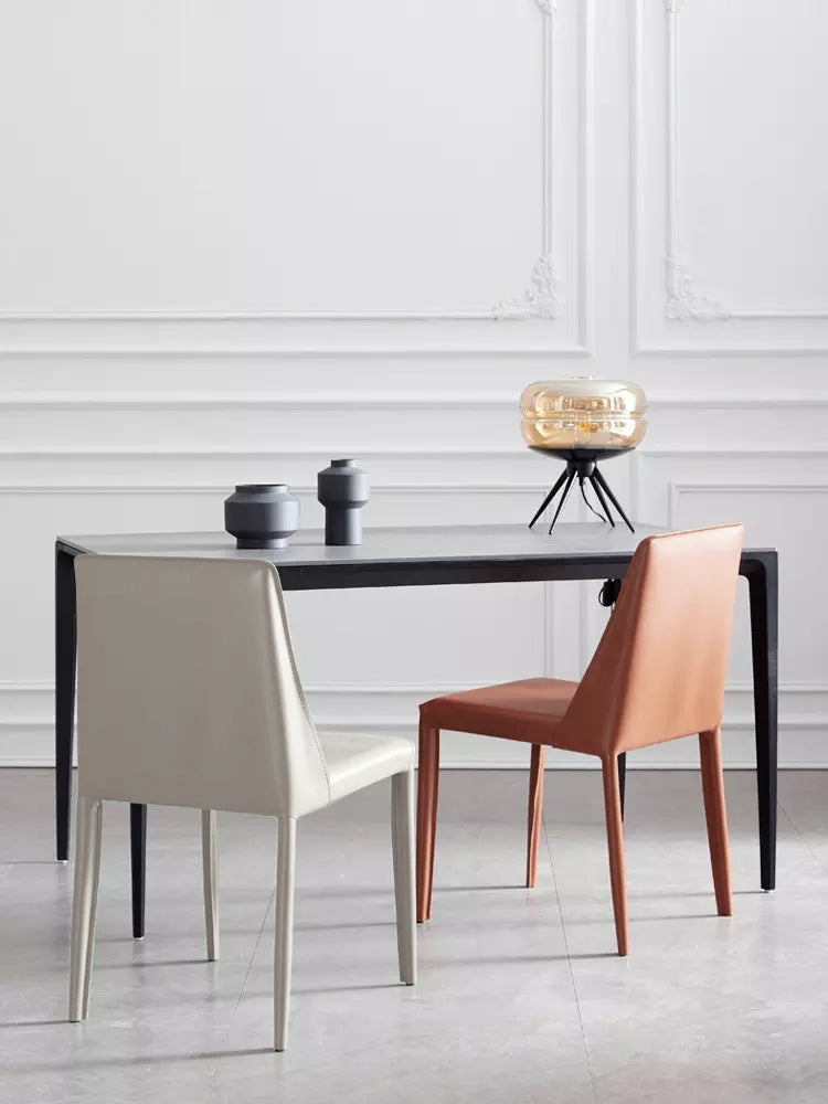 Acer Leather Side Chair