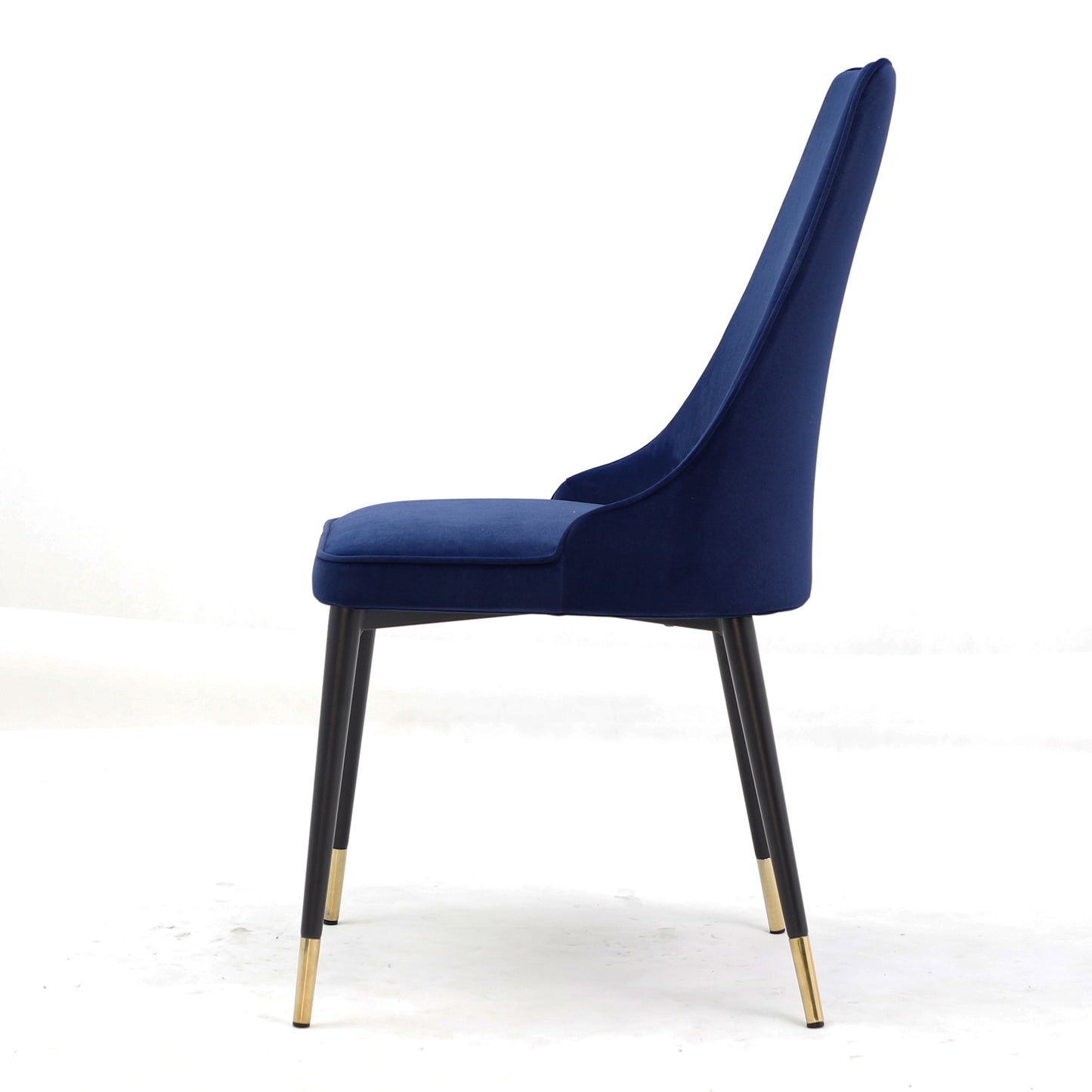 Chelsea Dining Chair Velvet with Gold Tip Base