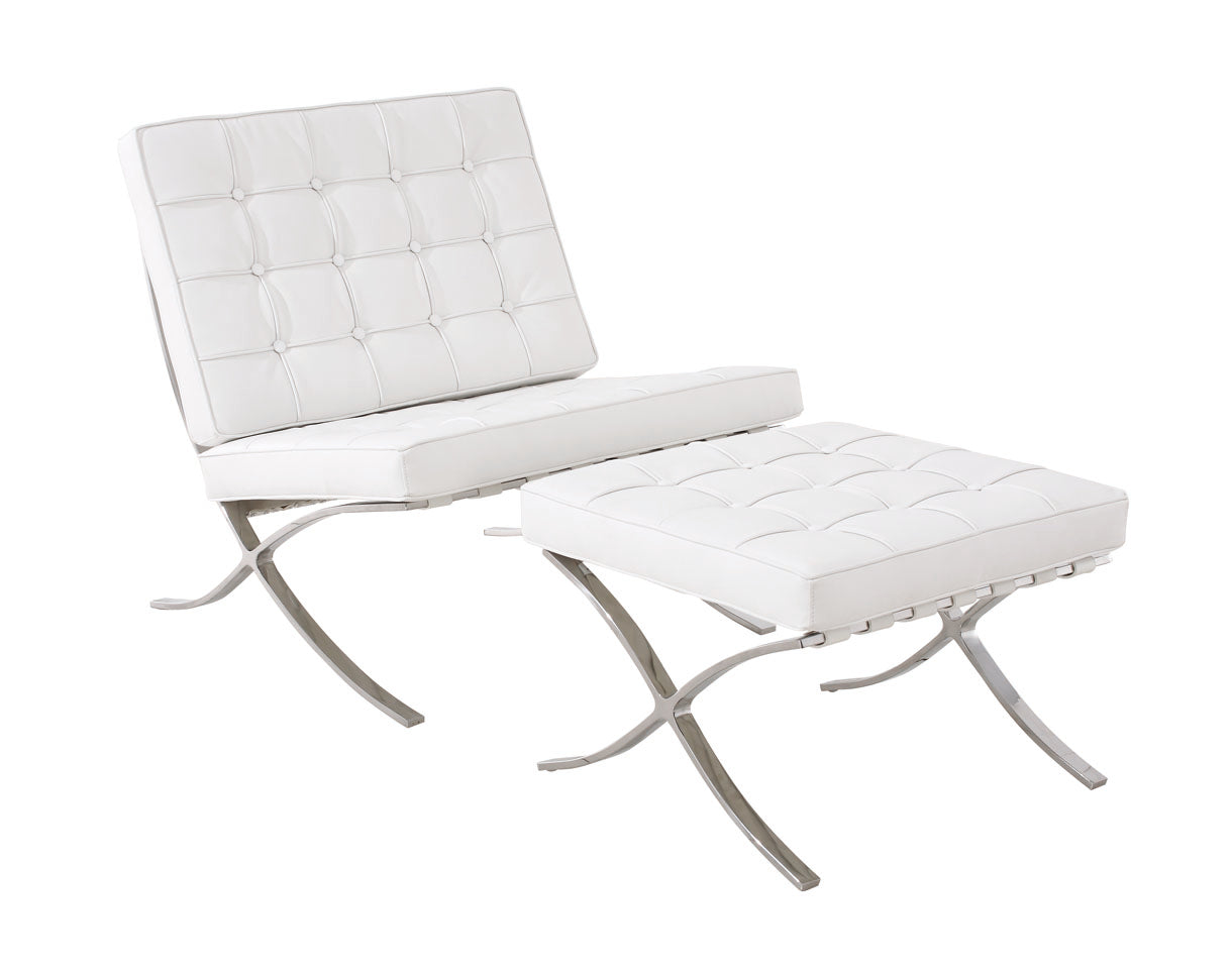 Barcelona Chair White