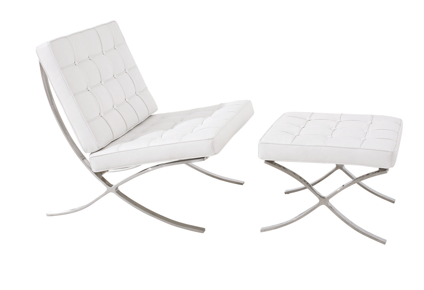 Barcelona Chair White