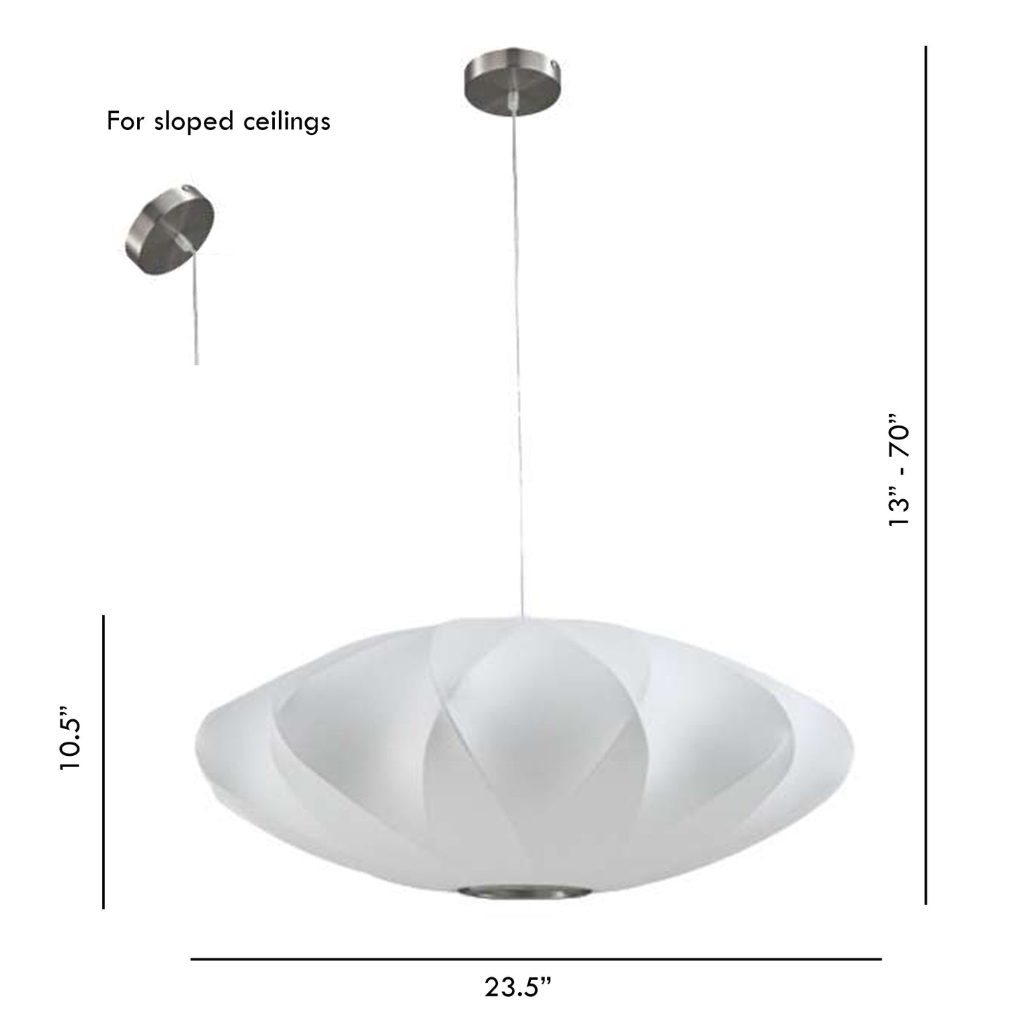 Starfish Bubble Pendant Light