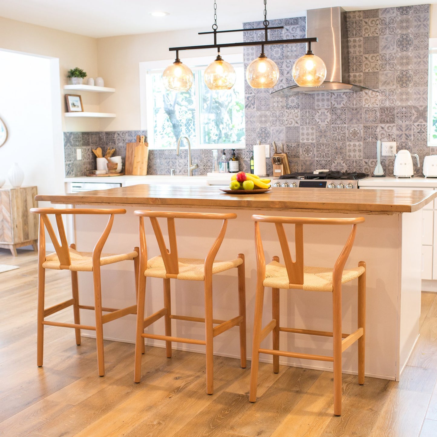 Wishbone Counter Stool