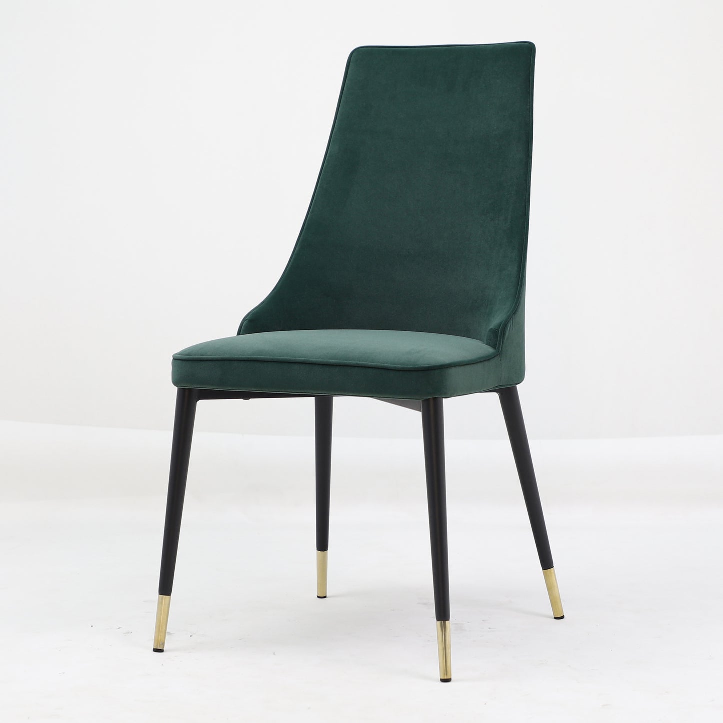 Chelsea Dining Chair Velvet with Gold Tip Base