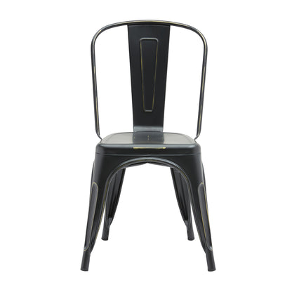 Industrial Dining Chair With Powder Coated Color