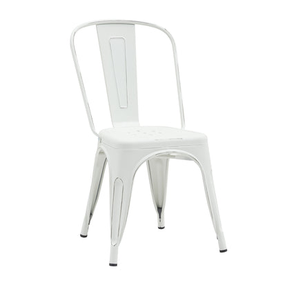 Industrial Dining Chair With Powder Coated Color