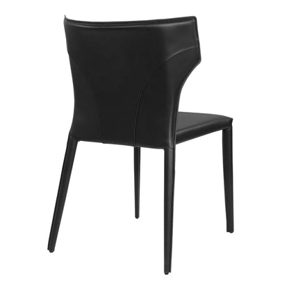 Wilfred Leather Wingback Dining Chair