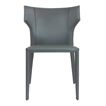 Wilfred Leather Wingback Dining Chair