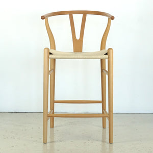 Wishbone Y Wooden Counterstool