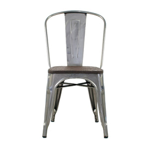 ROCHELLE Chair With Wood Seat