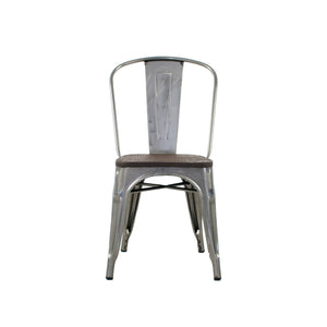 ROCHELLE Chair With Wood Seat