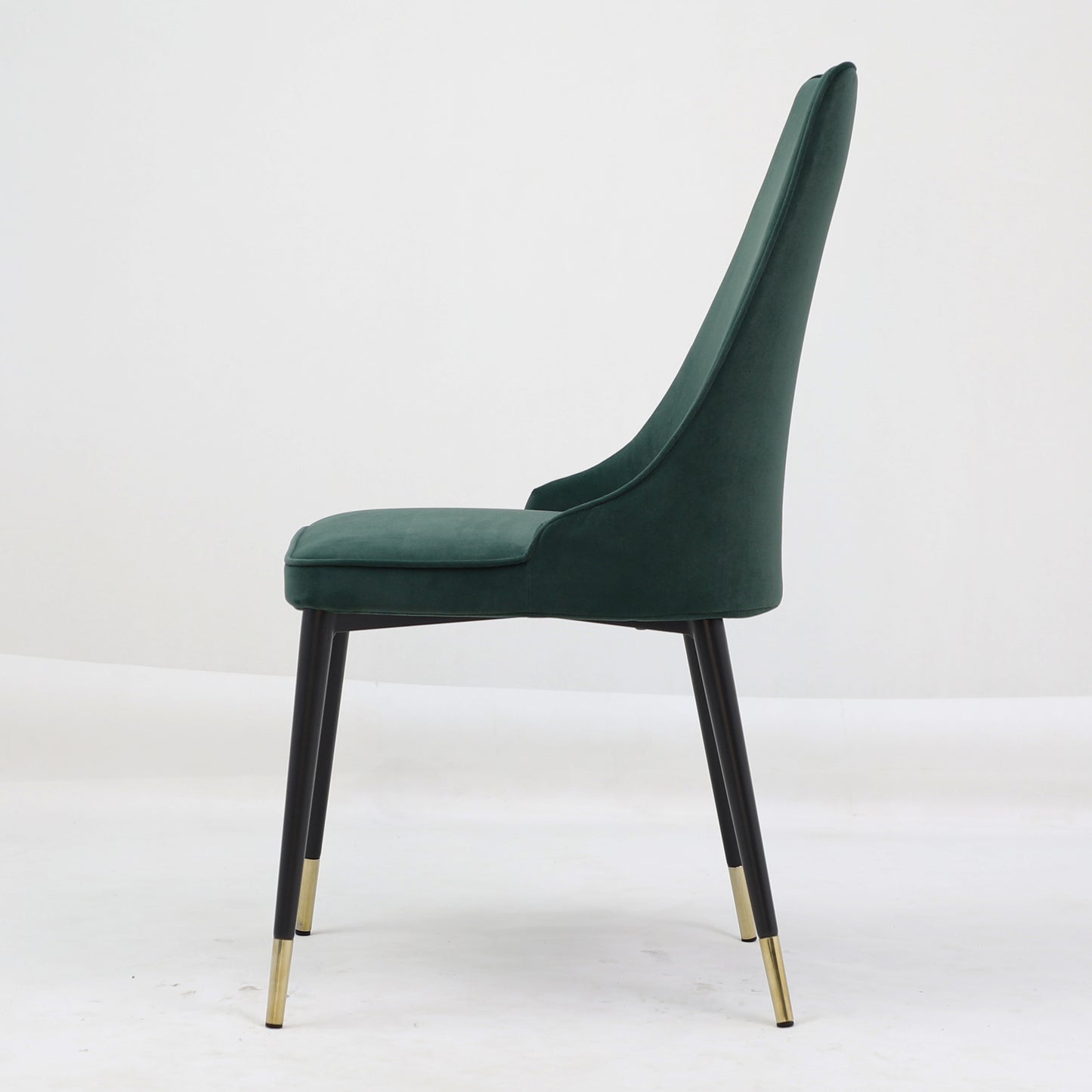 Chelsea Dining Chair Velvet with Gold Tip Base