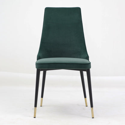 Chelsea Dining Chair Velvet with Gold Tip Base